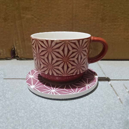 T02-14/6C 230ml 6Pcs Cup&Saucer Set 8c