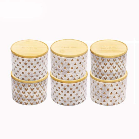 T07-35 6pcs Storage jar DannyHOME 6c