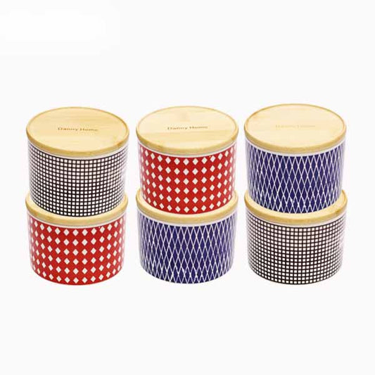 T07-93 6pcs Storage jar DannyHOME 6c