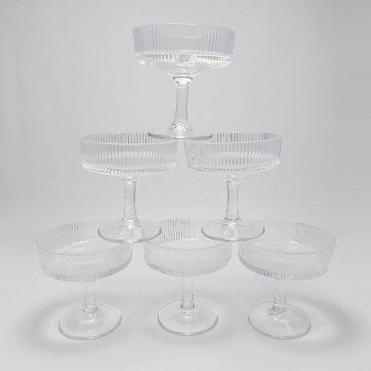 T1004 6Pcs Ice-Cream Bowl Set 190ml 8c