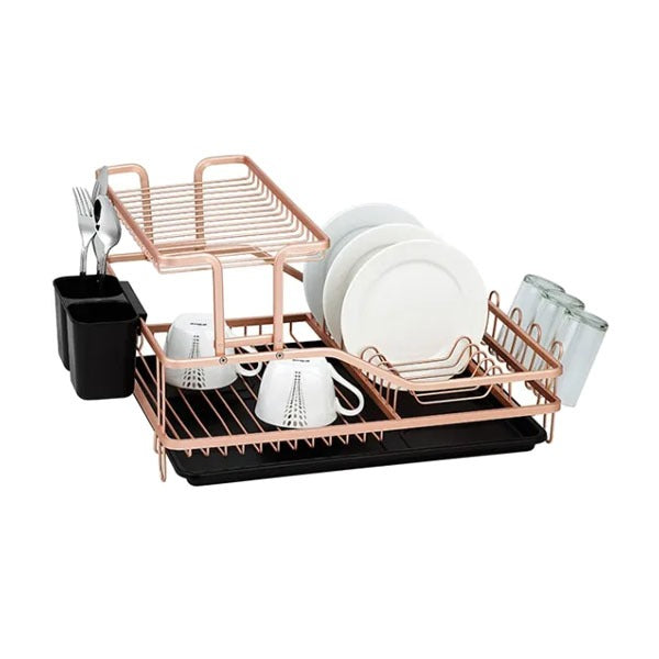 TA-1008G Dish Rack Aluminum Gold 6c