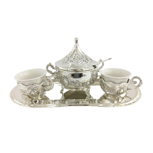 TA09 2 Person Tea Cup Serving With Sugar Bowl