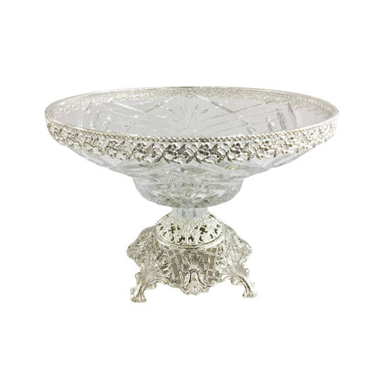 TA1328 Bowl W-Stand Orchid 4c
