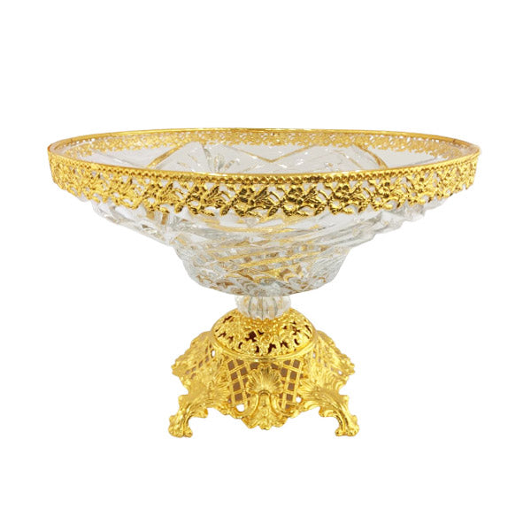 TA1336 Bowl W-Stand Orchid 4c