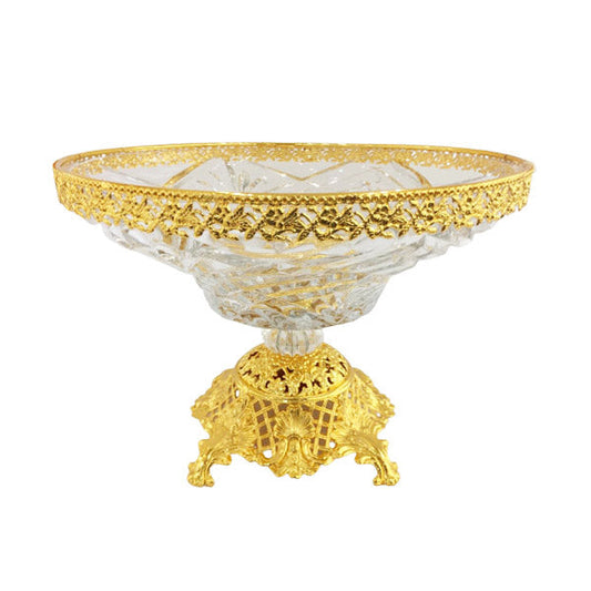 TA1336 Bowl W-Stand Orchid 4c