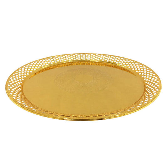 TA1612 Tray Round L (G) ORCHID 8c