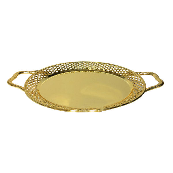 Ta1615 Golden Serveing Tray ORCHID 12c