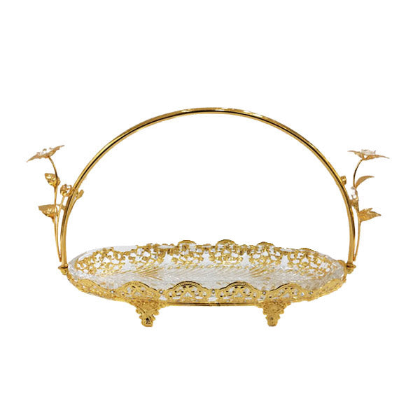 TA1851 Oval Serving Dish W-Handle ORC 8c