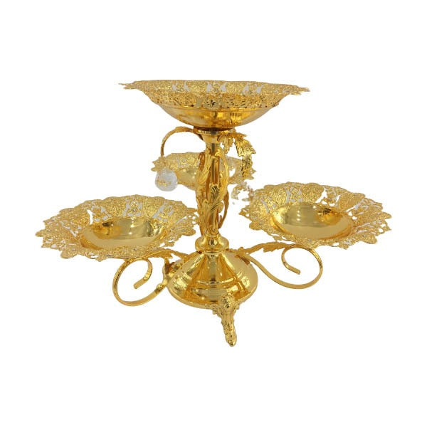 TA2151 4way Serving Stand GOLDOrchid 6c