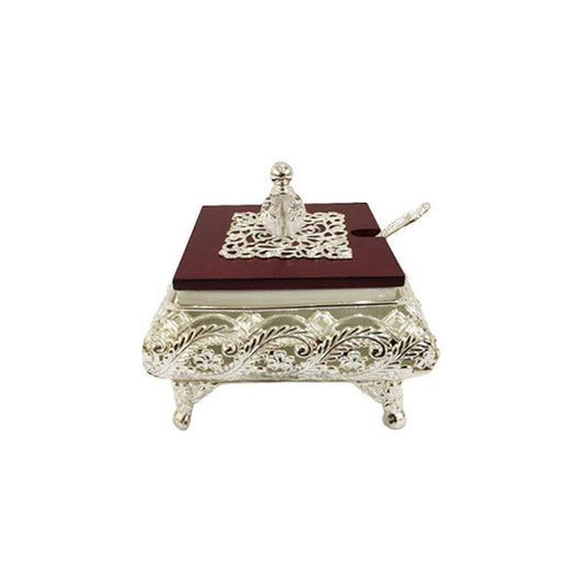 TA2495 SQ Sugar Pot Wood (S)Orchid 24c