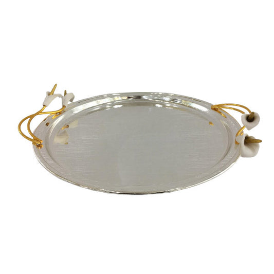 TA2567 S Round Lily Tray L Orchid 8c