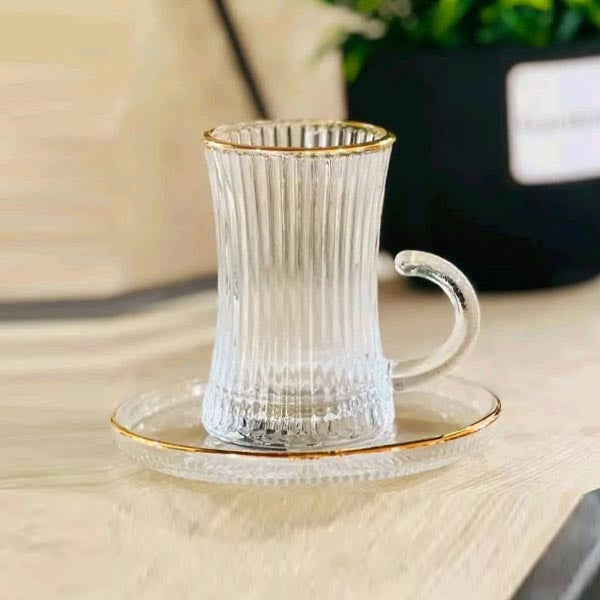 TCF417B/L12 6Pcs Cup Saucer Set 100ml 8c