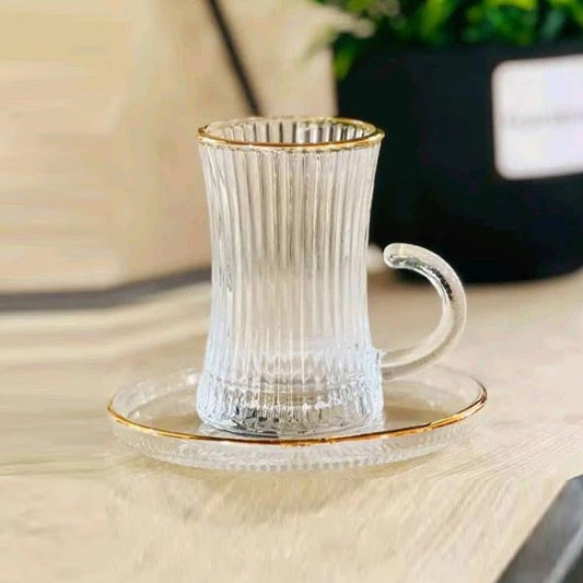 TCF417B/L12 6Pcs Cup Saucer Set 100ml 8c
