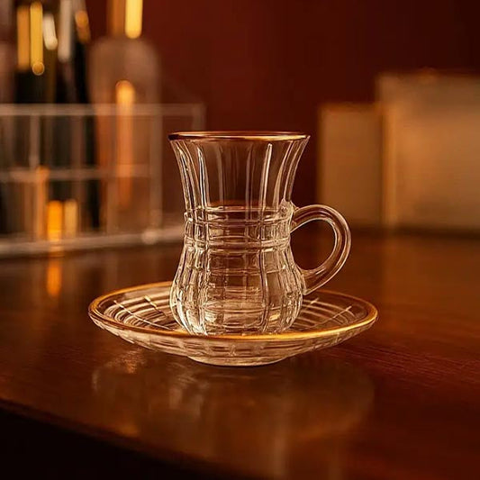 TCF418B/L12 6Pcs Cup Saucer Set 110ml 8c