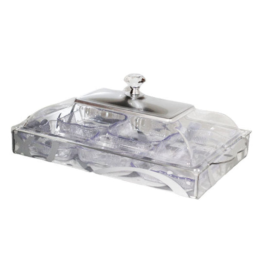 TL0113671 Tliona Rect Candy Box Slvr 6c