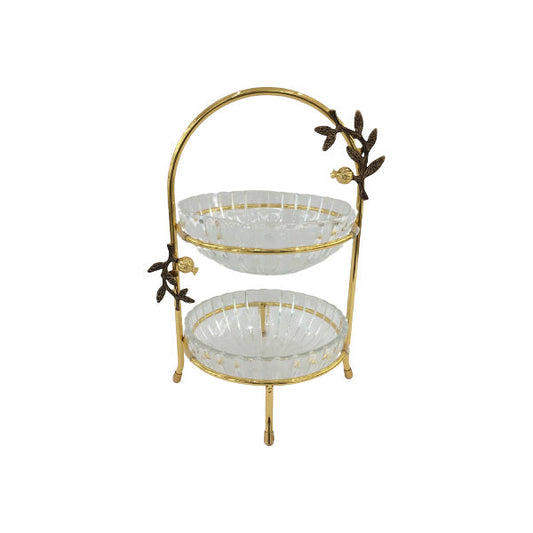 WB1006 2Tier Bowl (G) ORCHID 4c