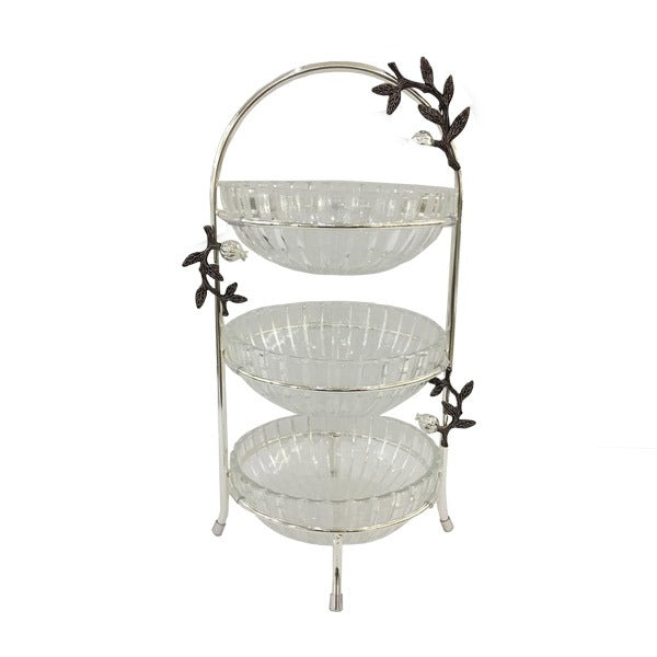 WB1009 3Tier Bowl (S) ORCHID 4c
