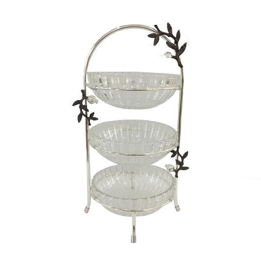 WB1009 3Tier Bowl (S) ORCHID 4c