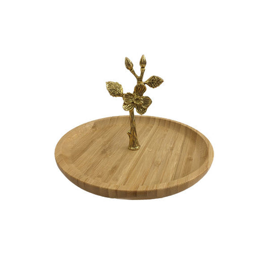 WB626 Wooden Pastry Rnd (G) ORCHID 24c