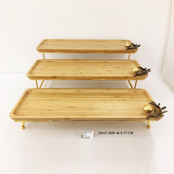 WB1275 3-Teir Pastry-S WD 46x17cm (G)