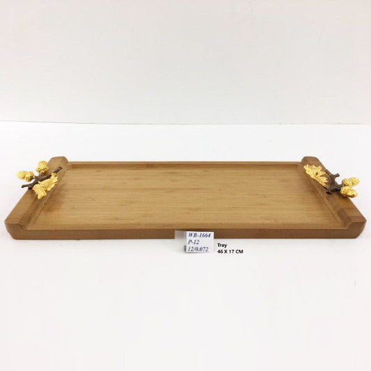WB1664 Wood Tray 46x17cm (G)
