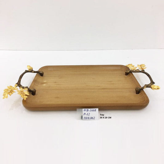 WB1668 Wood Tray 30x20cm (G)