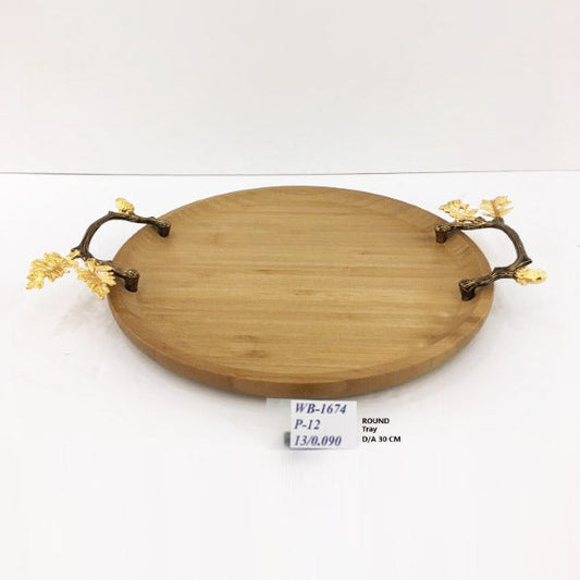 WB1674 Wood Tray 30cm (G)