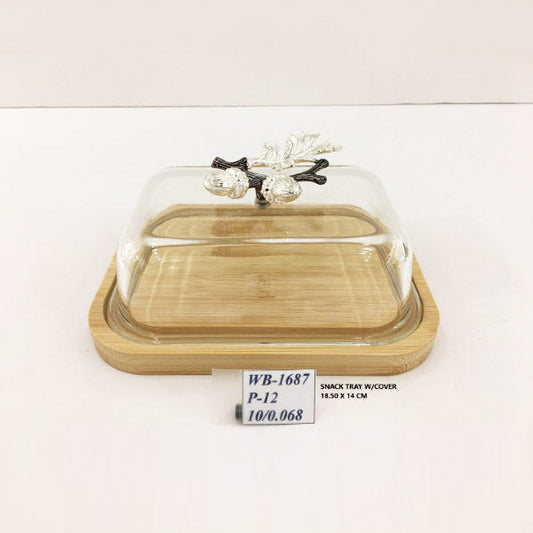 WB1687 W-Snack Tray W-C 18.50x14cm(S)