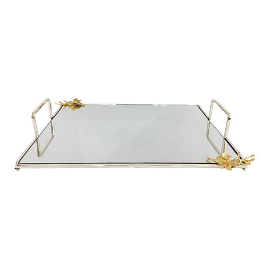 WB266 Rect Mirror Tray (S) ORCHID