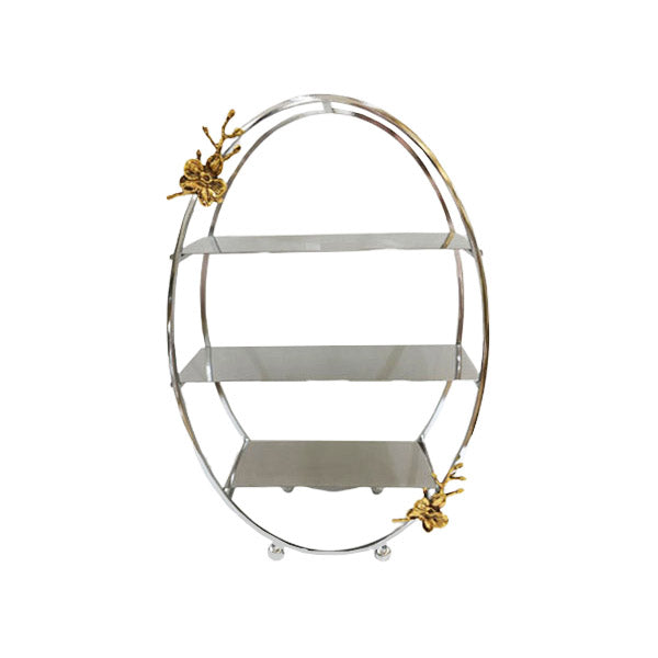 WB292 Oval 3Tier Pastry Holder (S) ORCHI