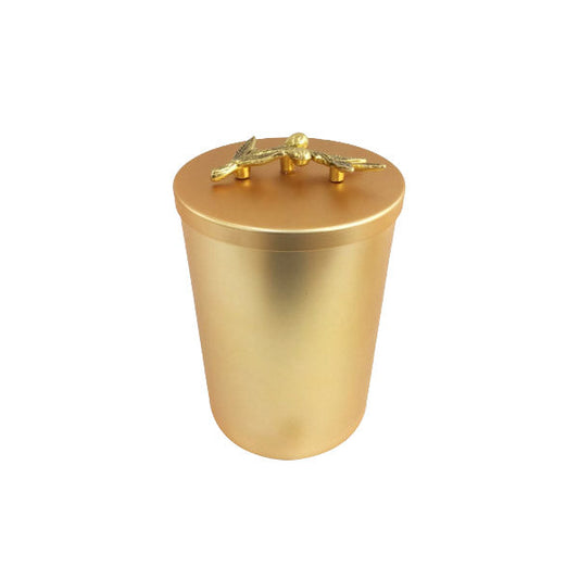 WB405 Round Gold Jar Large ORCHID 24c