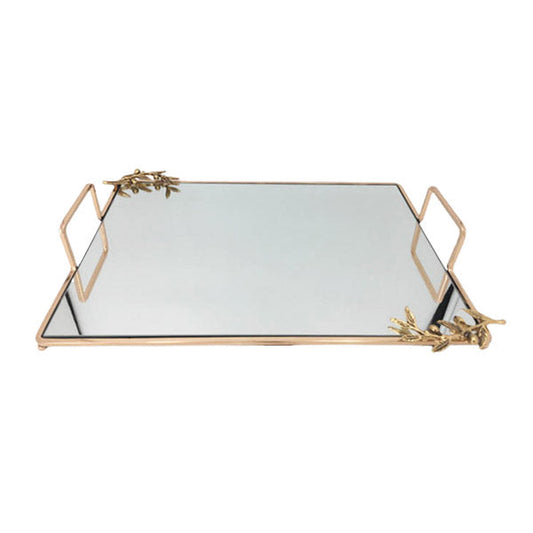 WB435 Rect Mirror Tray (C)  ORCHID
