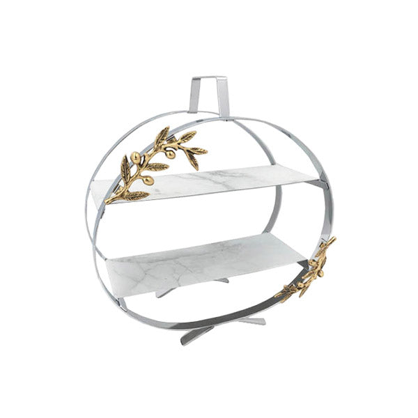 WB472 Round 2Tier Pastry ORCHID 6c