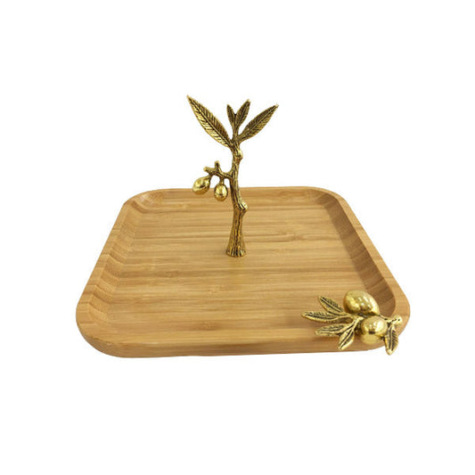 WB563 Pastry Holder Wood ORCHID 24ctn