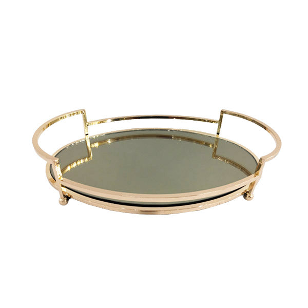 WB578 Round Mirror Tray ORCHID 6c