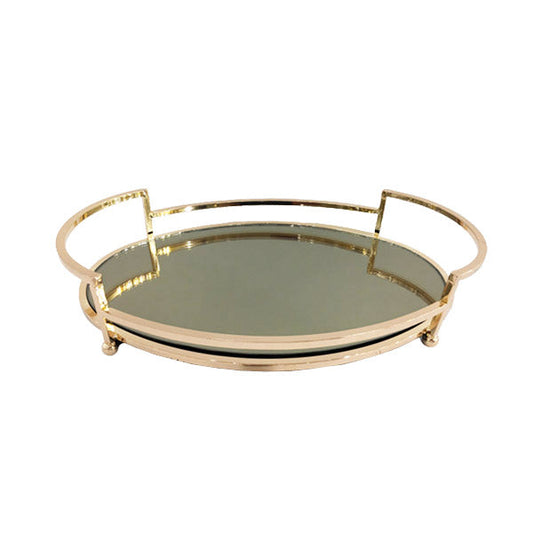 WB578 Round Mirror Tray ORCHID 6c