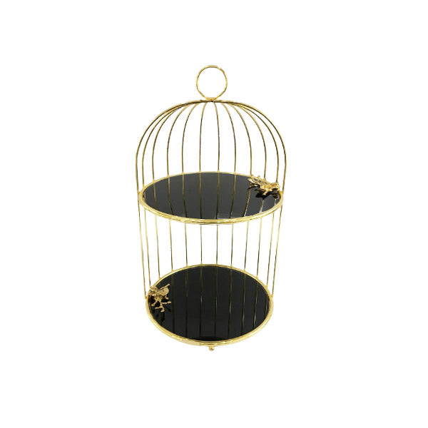 WB597 2Tier Serving Blk - G