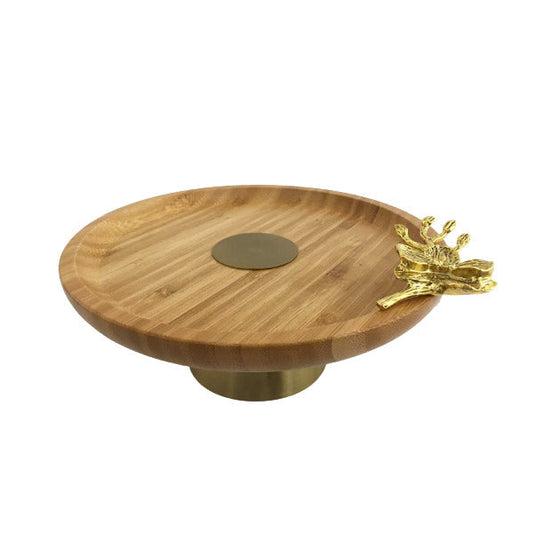 WB638 Round Serving Stand (G) ORCHID 12c