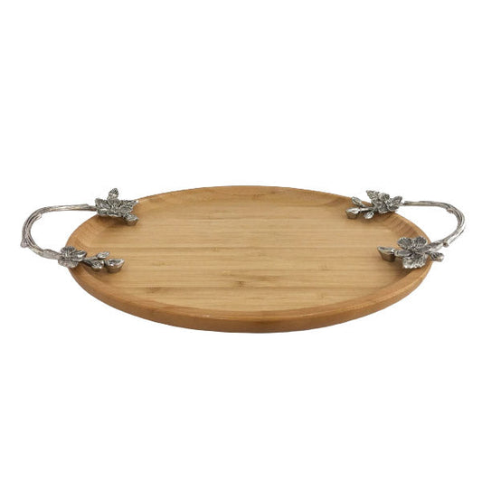 WB656 Oval Serving Tray ORCHID 12c