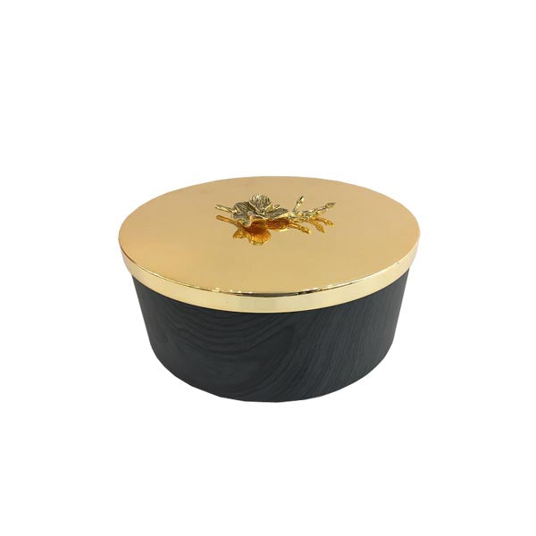 WB759 Black Gold Top Jar XL ORCHID