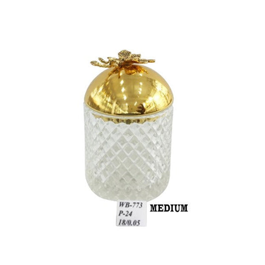 WB772 Glass Jar-M (G) 24c