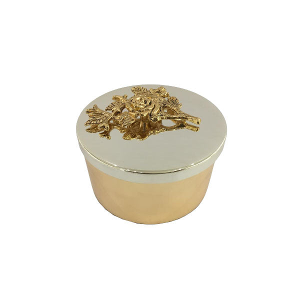 WB841 Golden Silver Top Jar Small ORCHID