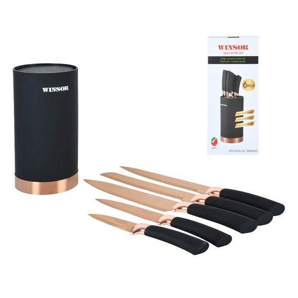 WR80810 WINSOR 6PCS KNIFE SET 10c