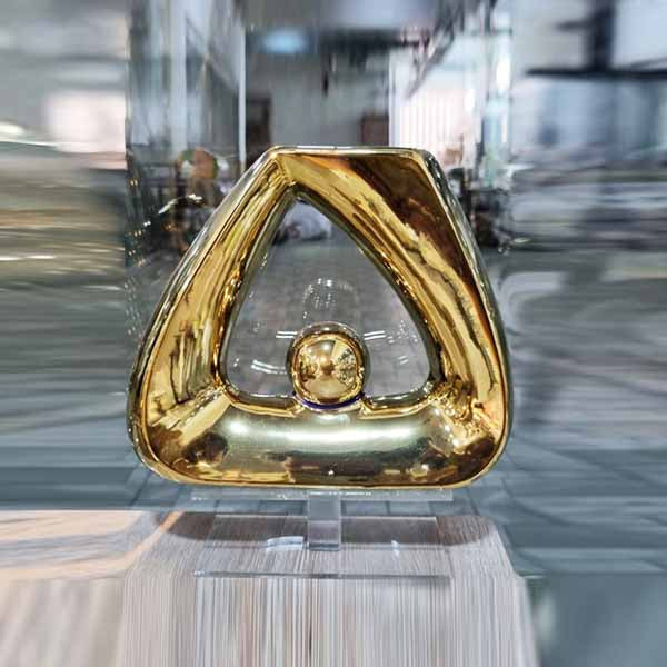YT389B Decore Vase Golden (S)