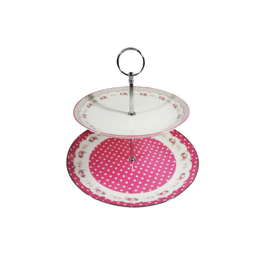 ZP038 2Tier Pastry Pink ANGELA 12c