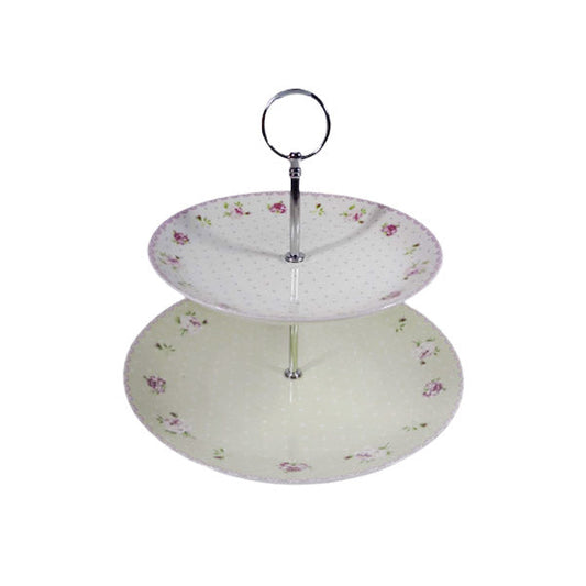 ZP019 2Tier Pastry GreenWhiteAngela 12c