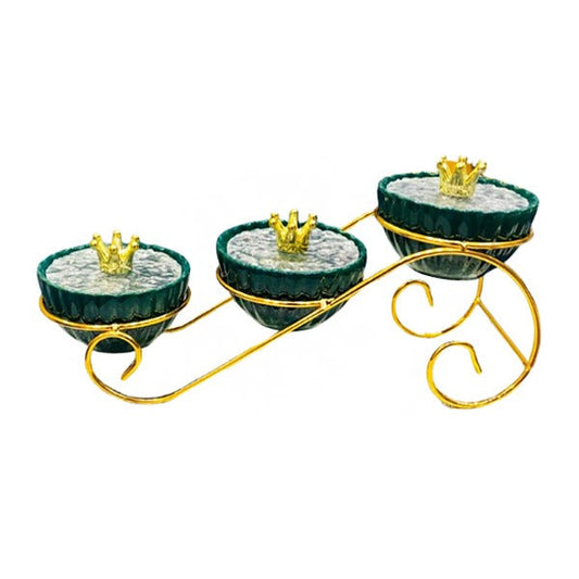ZQ-024G-3 Condiment W-Stand Green 20c
