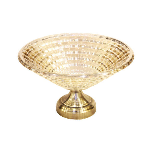 B1 Big Glass Bowl (Golden)