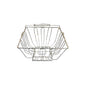 BA-8820 Fruit Basket SQ Silver 36c