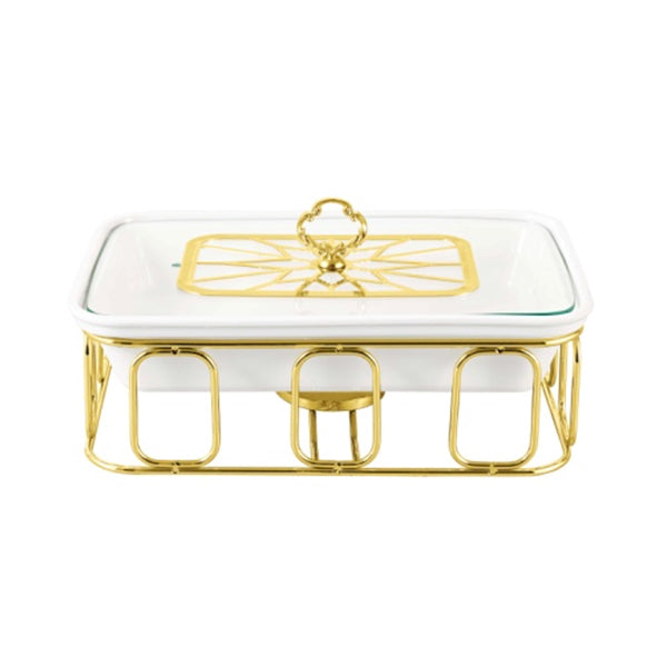 BR04002 15"RECT. CASSEROLE CANDLE STD 4c
